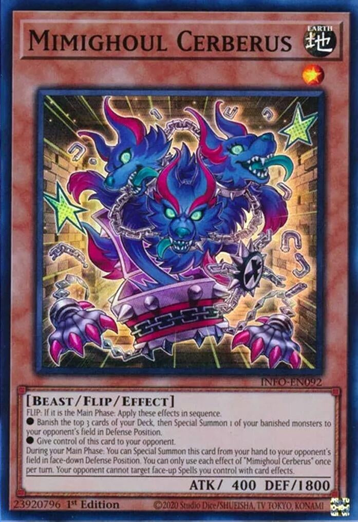 Mimighoul Cerberus (INFO-EN092)  Super Rare