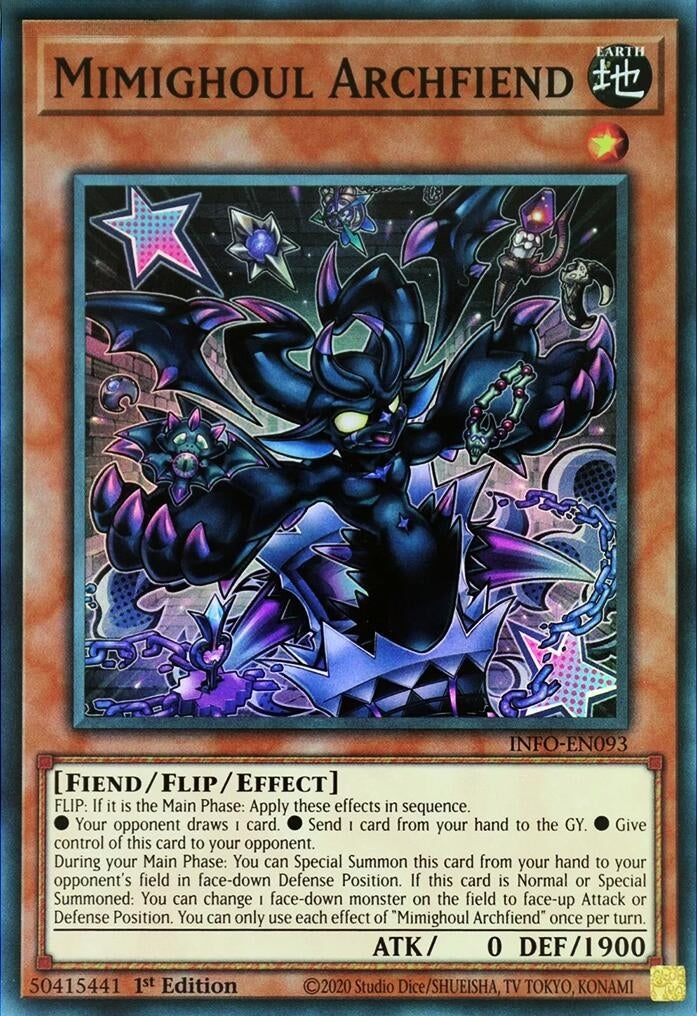 Mimighoul Archfiend (INFO-EN093)  Super Rare