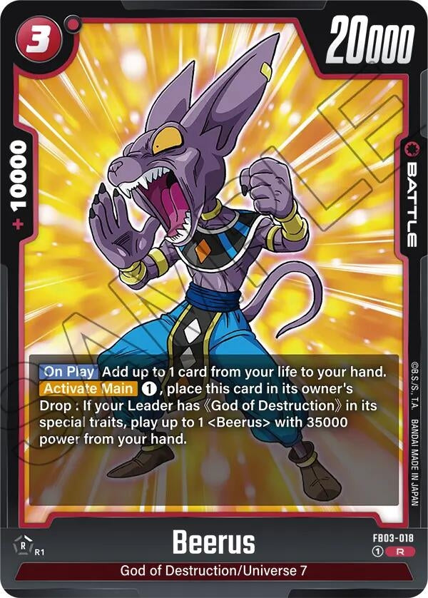 (FB03-018) Beerus - Rare