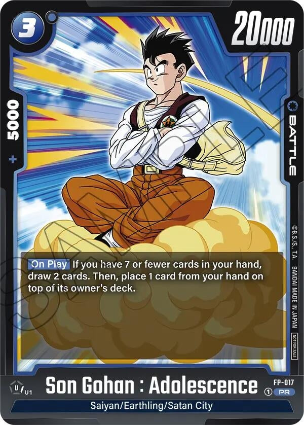 (FP-017) Son Gohan : Adolescence - Promo