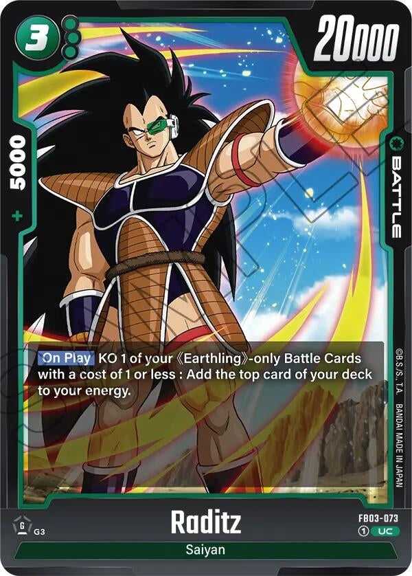 (FB03-073) Raditz - Uncommon