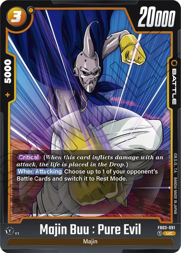 (FB03-091) Majin Buu : Pure Evil - Uncommon