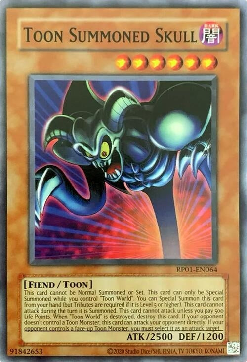 Toon Summoned Skull (Retro Pack (2020 Date Reprint))