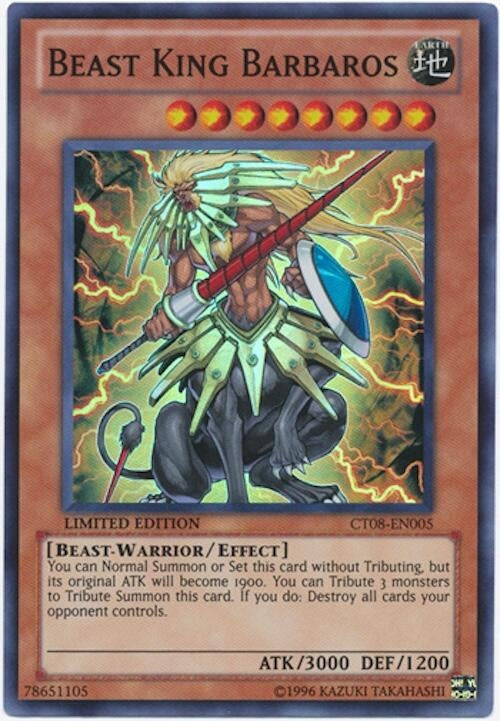 Beast King Barbaros (CT08-EN005) Super Rare