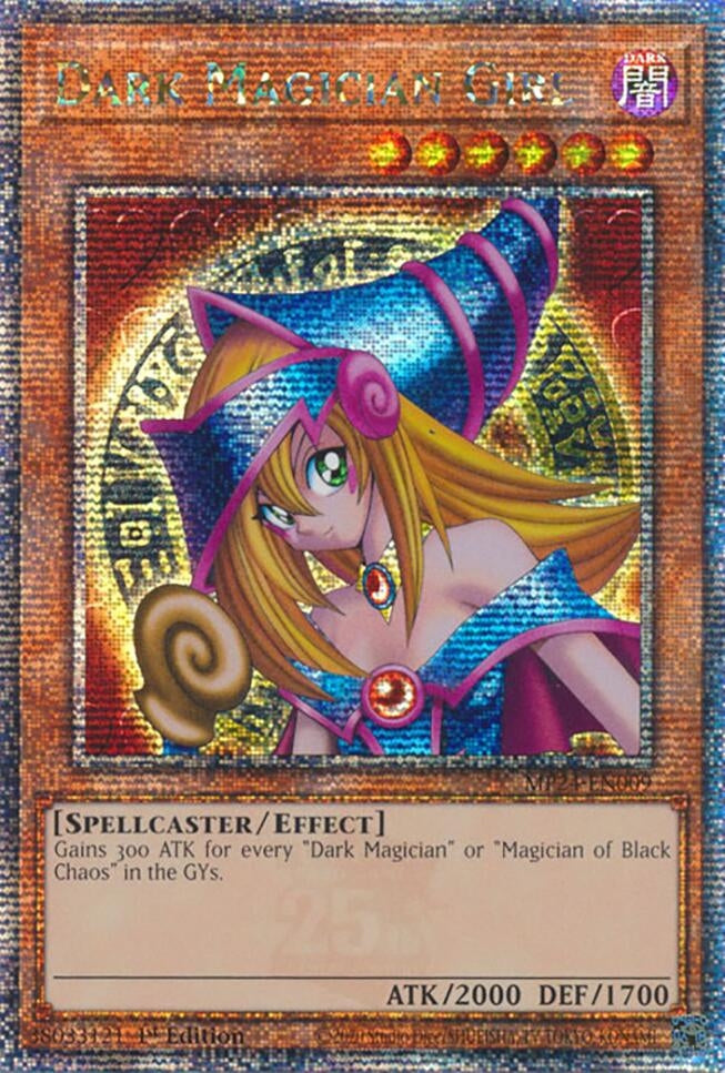 Dark Magician Girl  (MP24-EN009)  Quarter Century Secret Rare