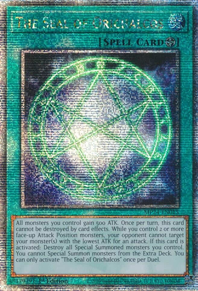 The Seal of Orichalcos  (MP24-EN015)  Quarter Century Secret Rare