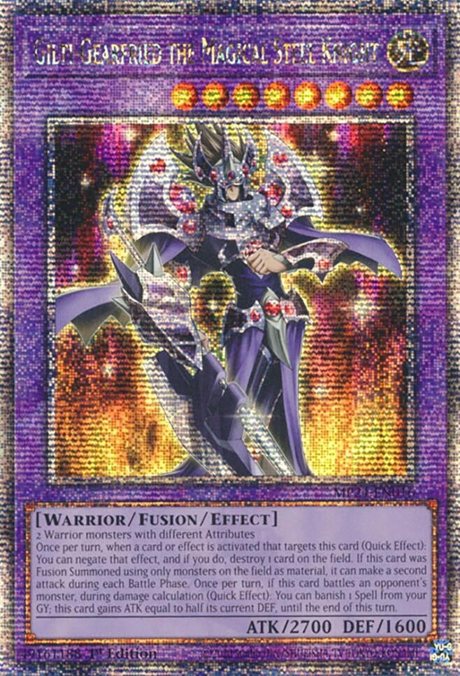 Gilti-Gearfried the Magical Steel Knight  (MP24-EN016)  Quarter Century Secret Rare