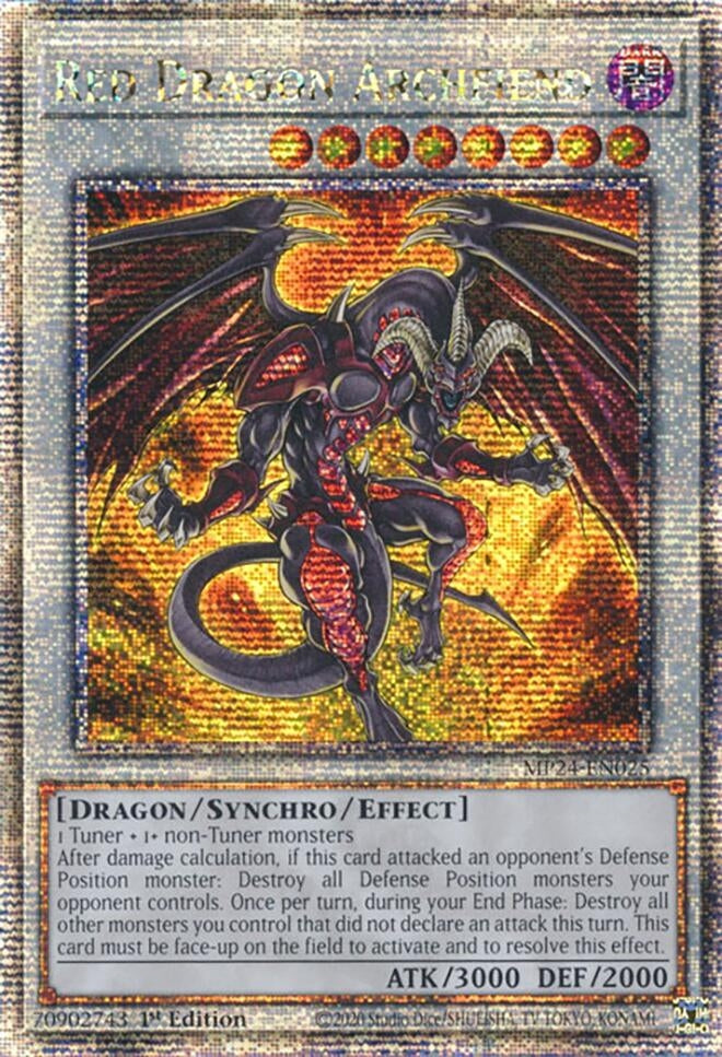 Red Dragon Archfiend  (MP24-EN025)  Quarter Century Secret Rare