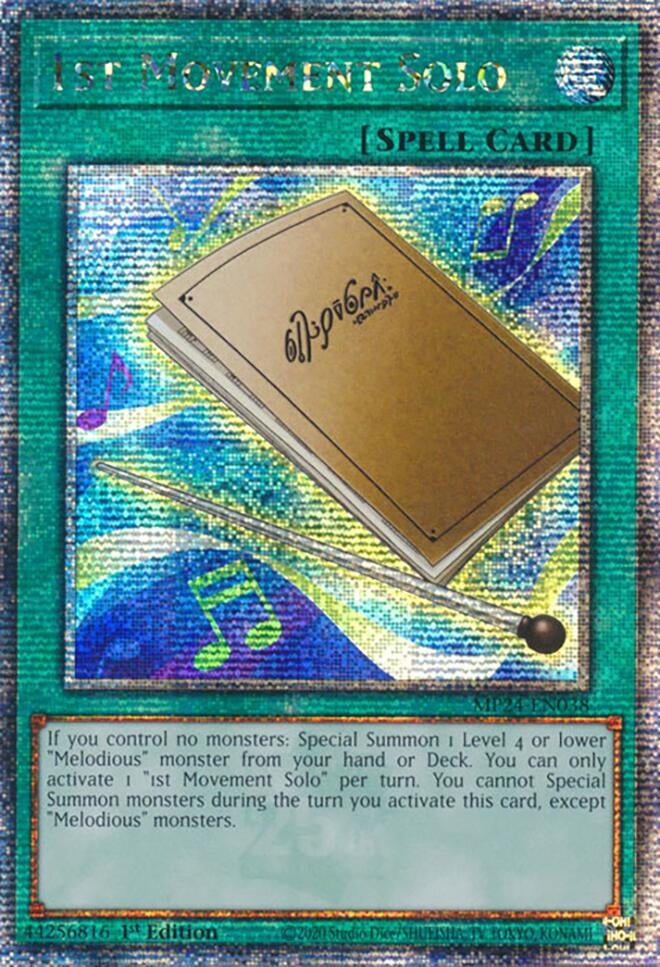 1st Movement Solo  (MP24-EN038)  Quarter Century Secret Rare