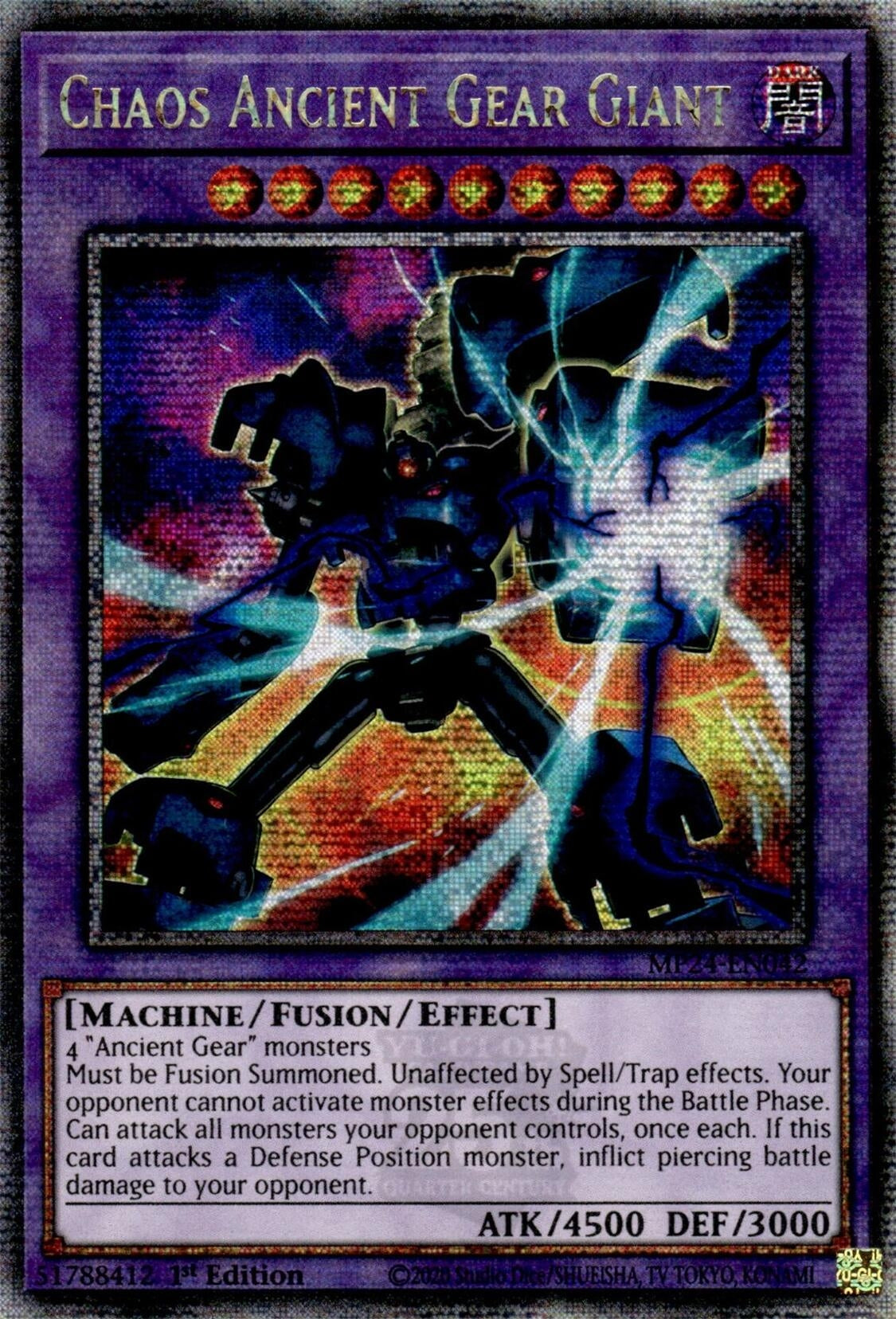 Chaos Ancient Gear Giant  (MP24-EN042)  Quarter Century Secret Rare