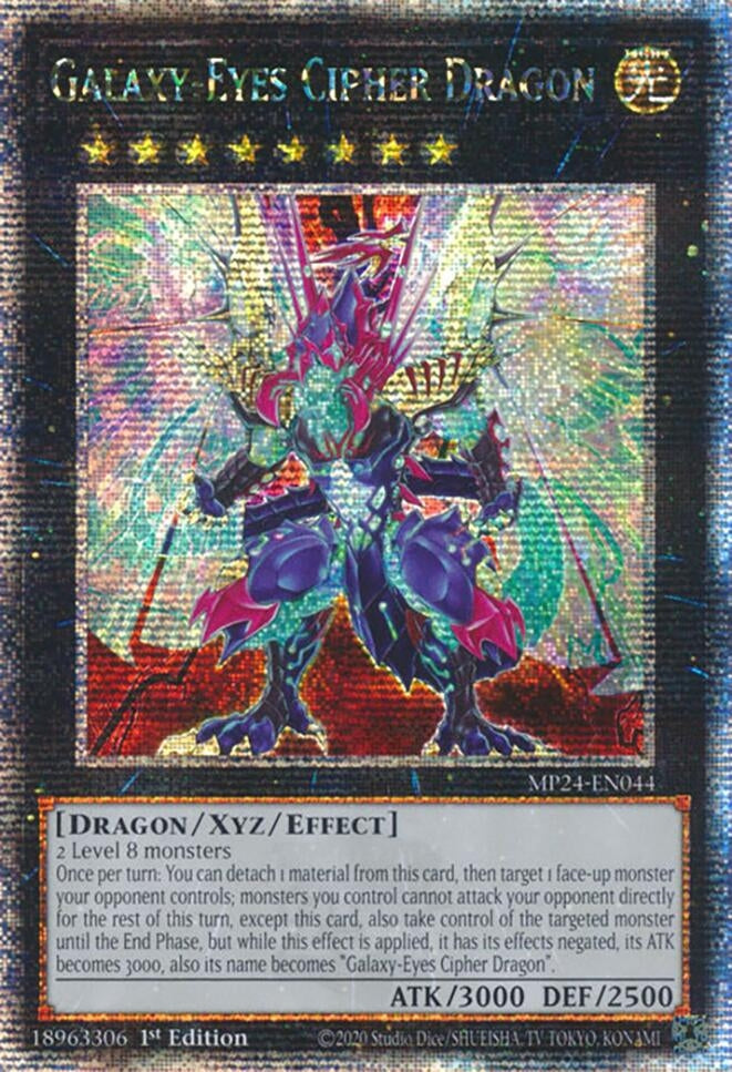 Galaxy-Eyes Cipher Dragon  (MP24-EN044)  Quarter Century Secret Rare