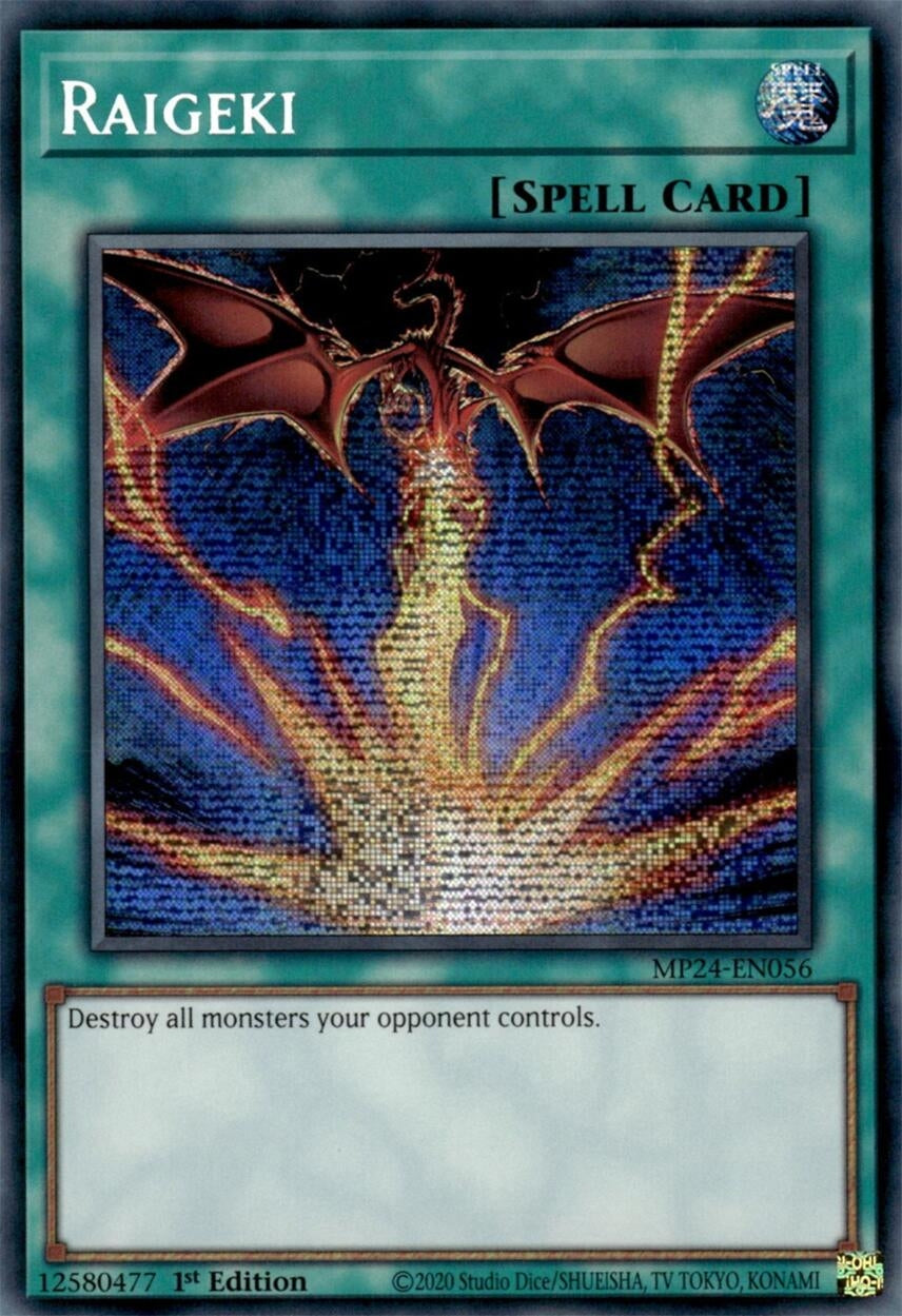 Raigeki (Alternate Art) (MP24-EN056)  Prismatic Secret Rare