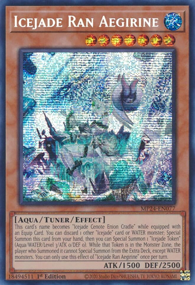 Icejade Ran Aegirine (MP24-EN077)  Prismatic Secret Rare