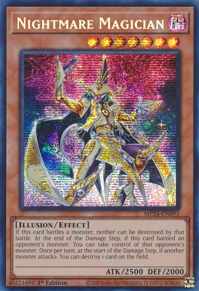 Nightmare Magician (MP24-EN093)  Prismatic Secret Rare