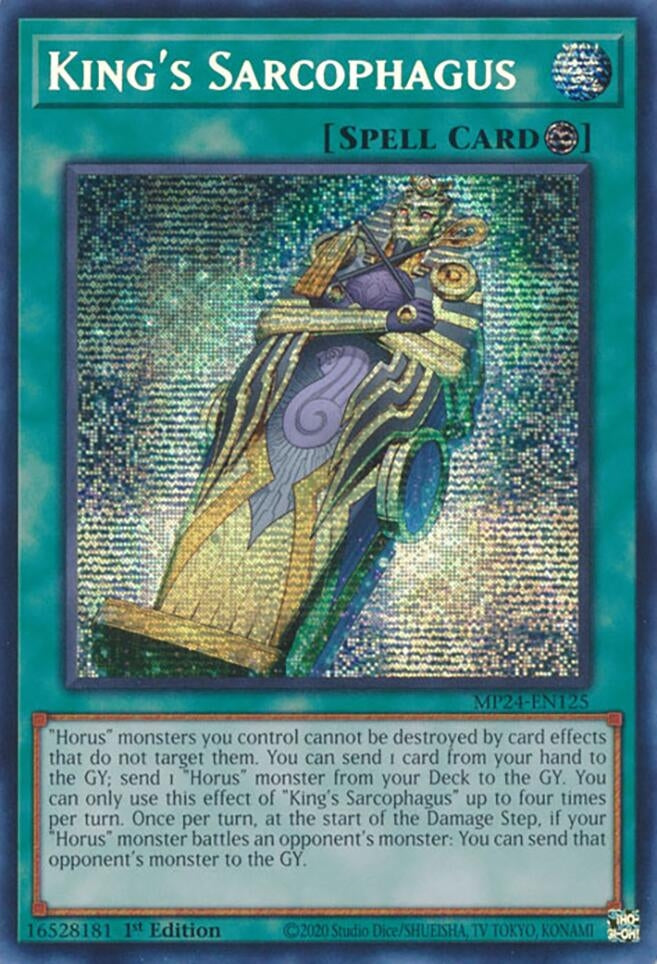King's Sarcophagus (MP24-EN125)  Prismatic Secret Rare