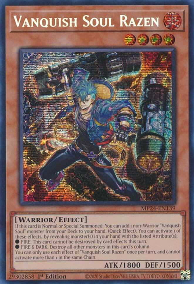 Vanquish Soul Razen (MP24-EN139)  Prismatic Secret Rare
