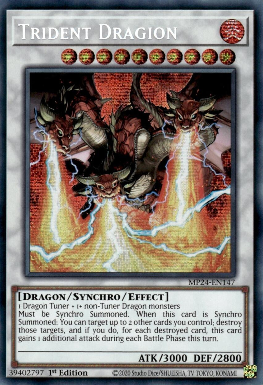 Trident Dragion (MP24-EN147)  Prismatic Secret Rare