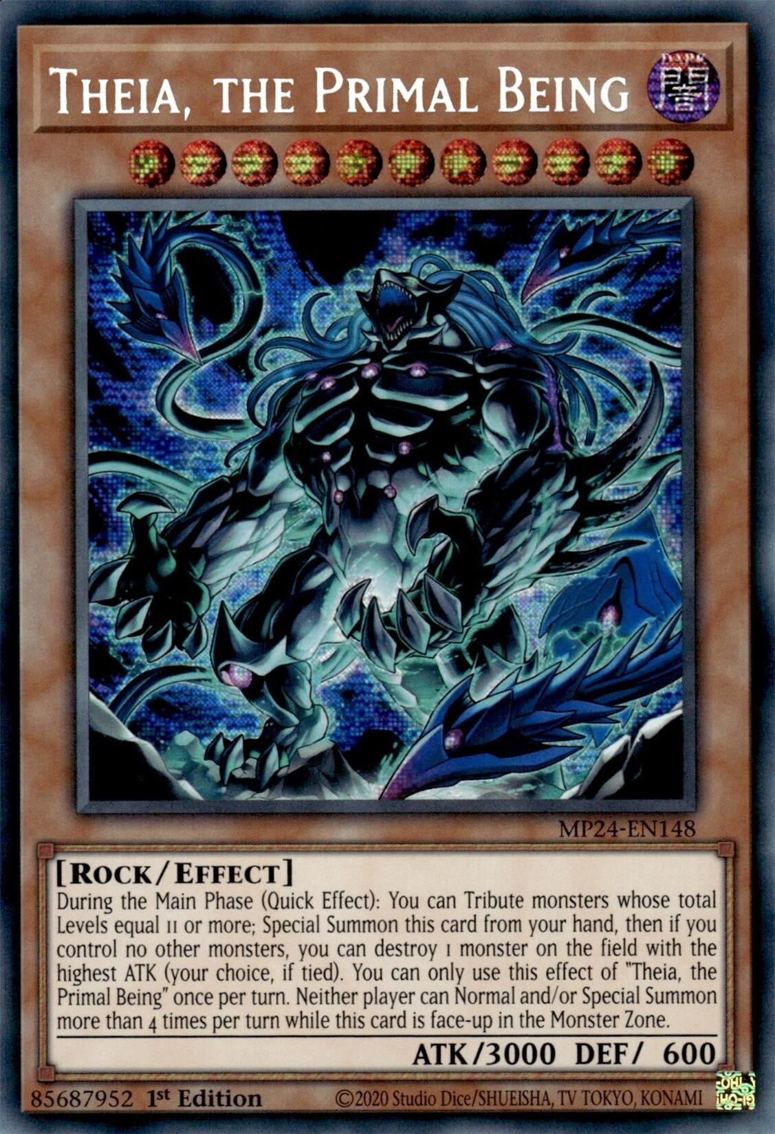 Theia, the Primal Being (MP24-EN148)  Prismatic Secret Rare