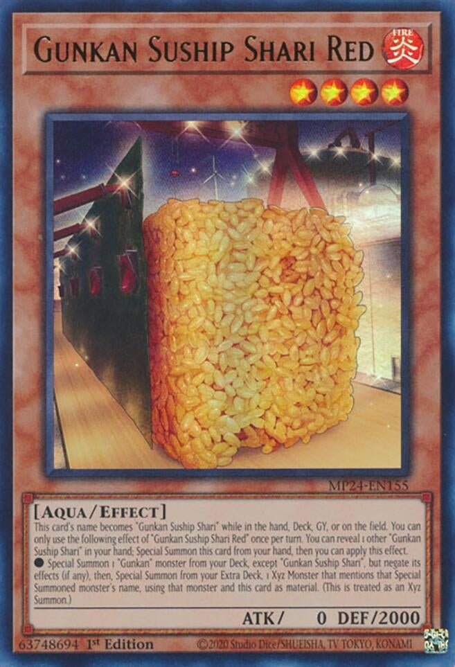 Gunkan Suship Shari Red (MP24-EN155)  Ultra Rare