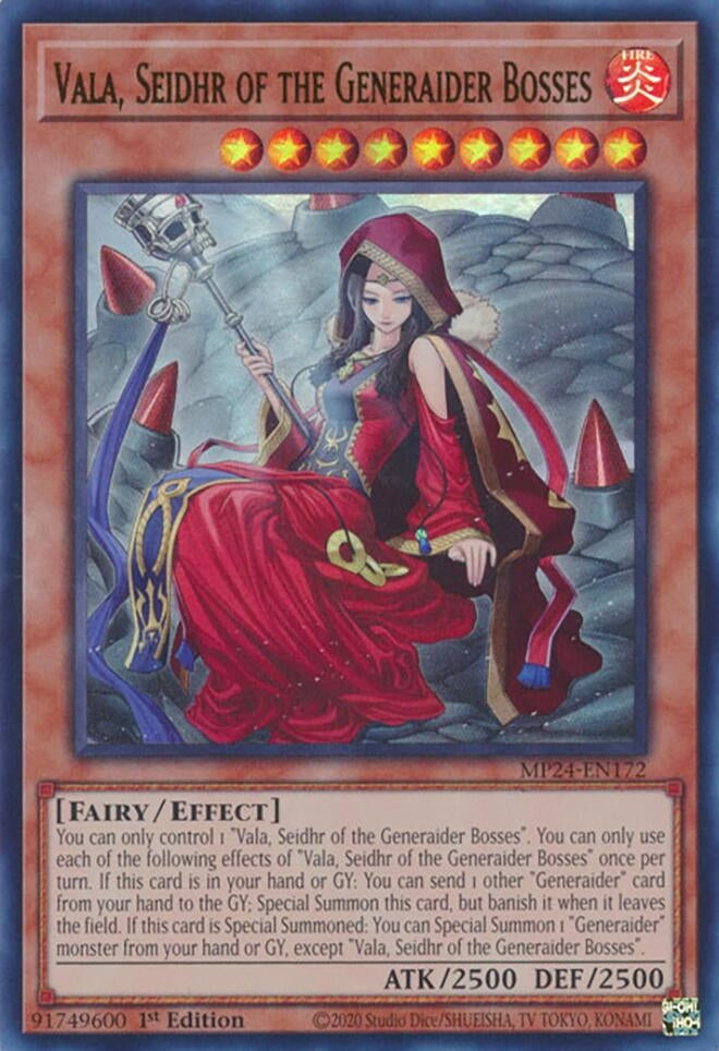 Vala, Seidhr of the Generaider Bosses (MP24-EN172)  Ultra Rare
