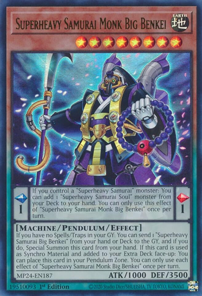 Superheavy Samurai Monk Big Benkei (MP24-EN187)  Ultra Rare