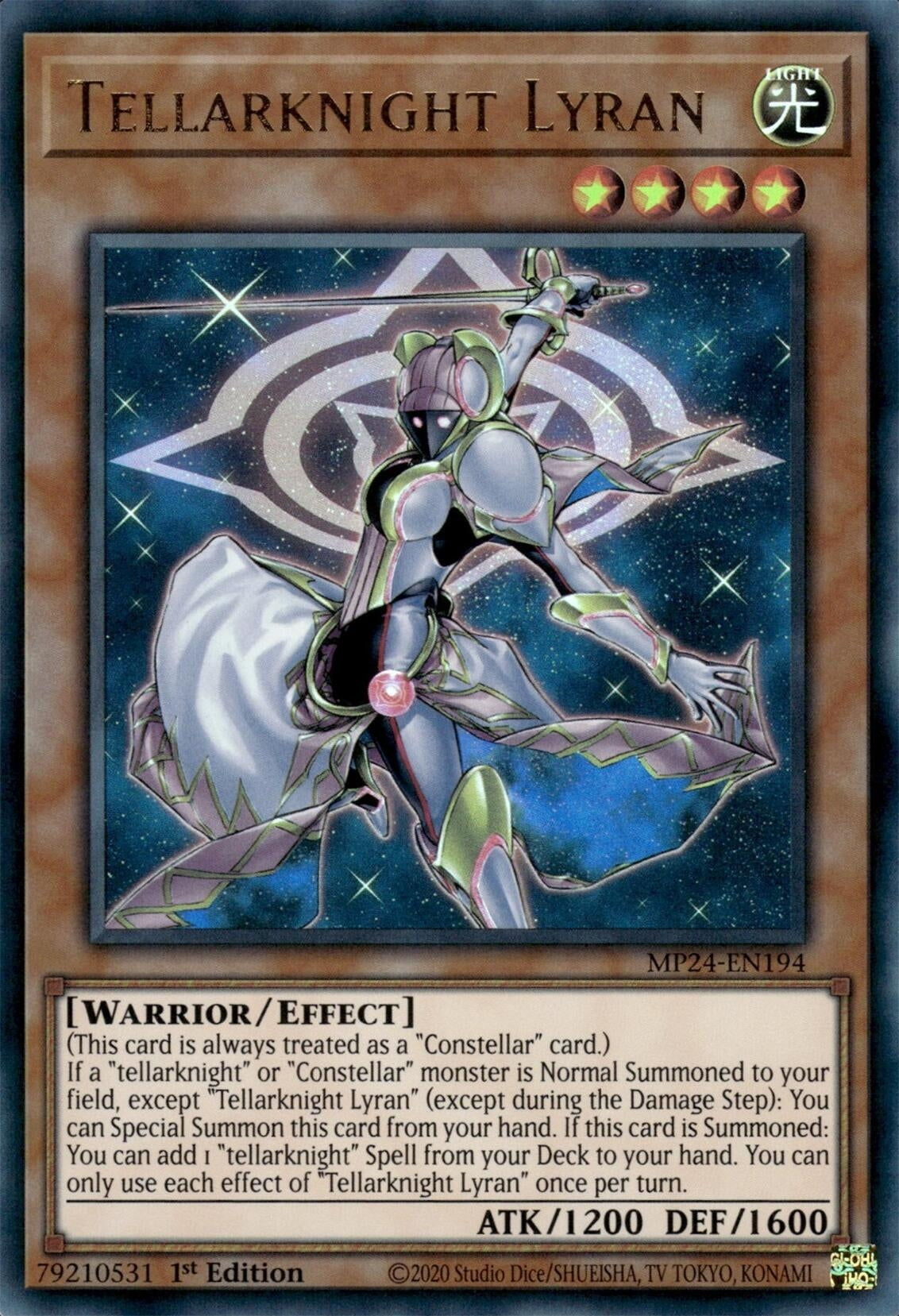 Tellarknight Lyran (MP24-EN194)  Ultra Rare