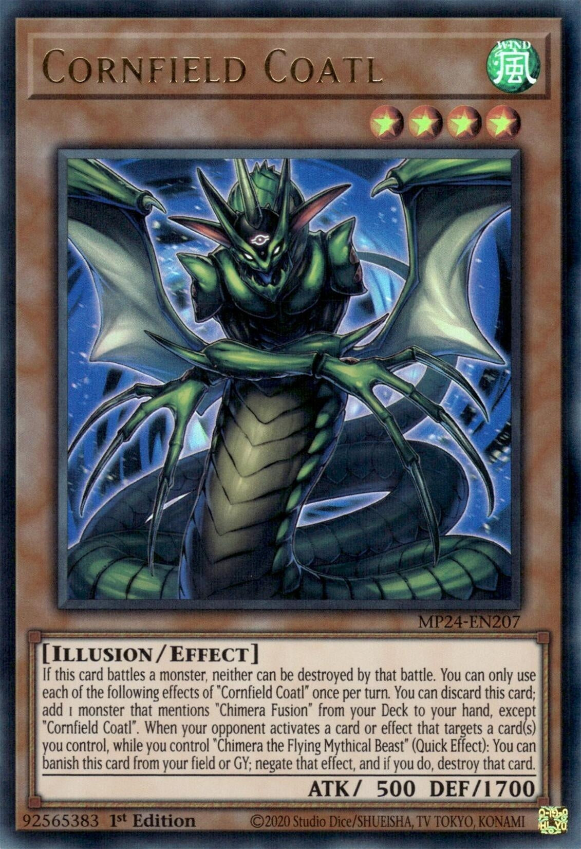 Cornfield Coatl (MP24-EN207)  Ultra Rare