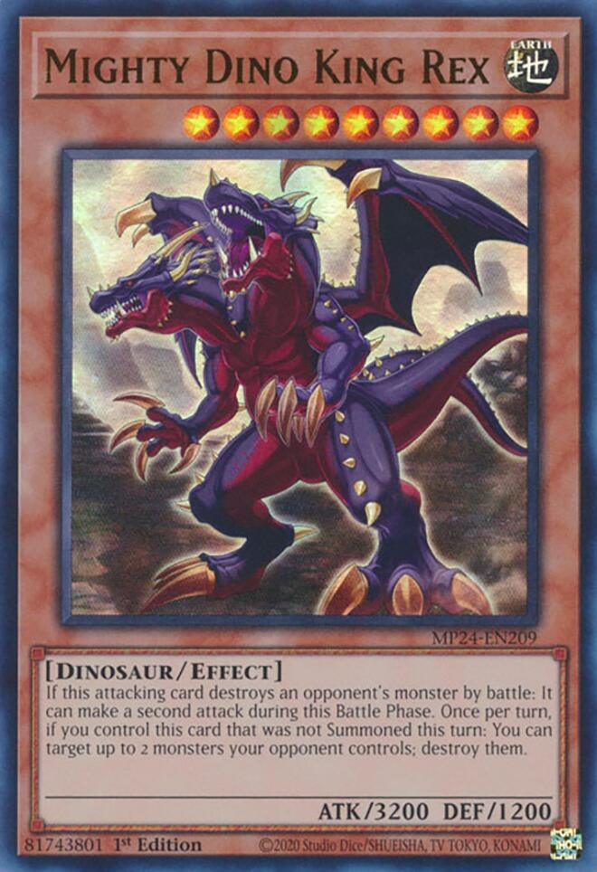 Mighty Dino King Rex (MP24-EN209)  Ultra Rare