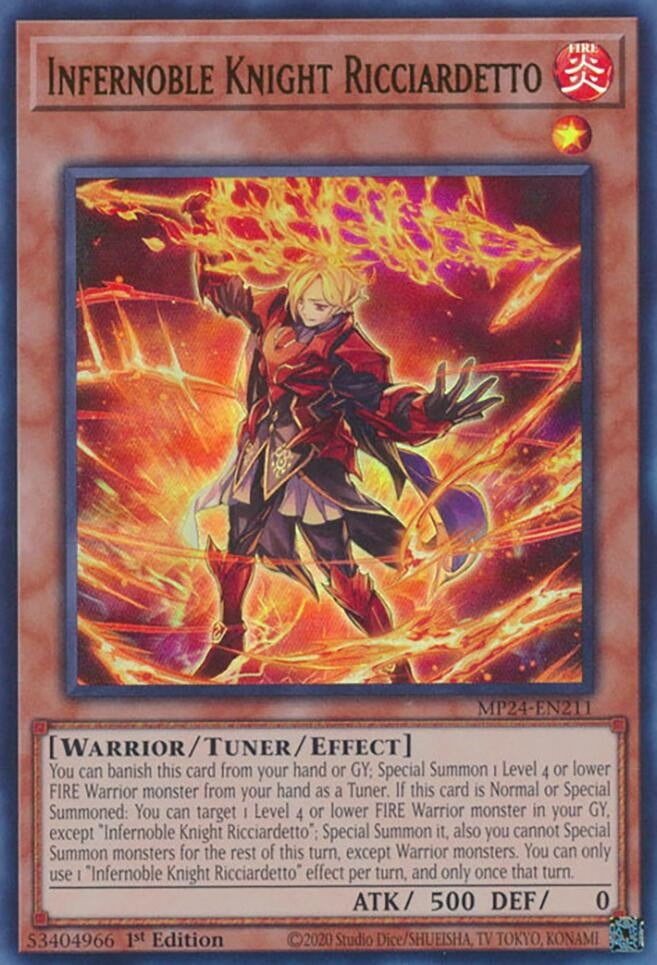 Infernoble Knight Ricciardetto (MP24-EN211)  Ultra Rare