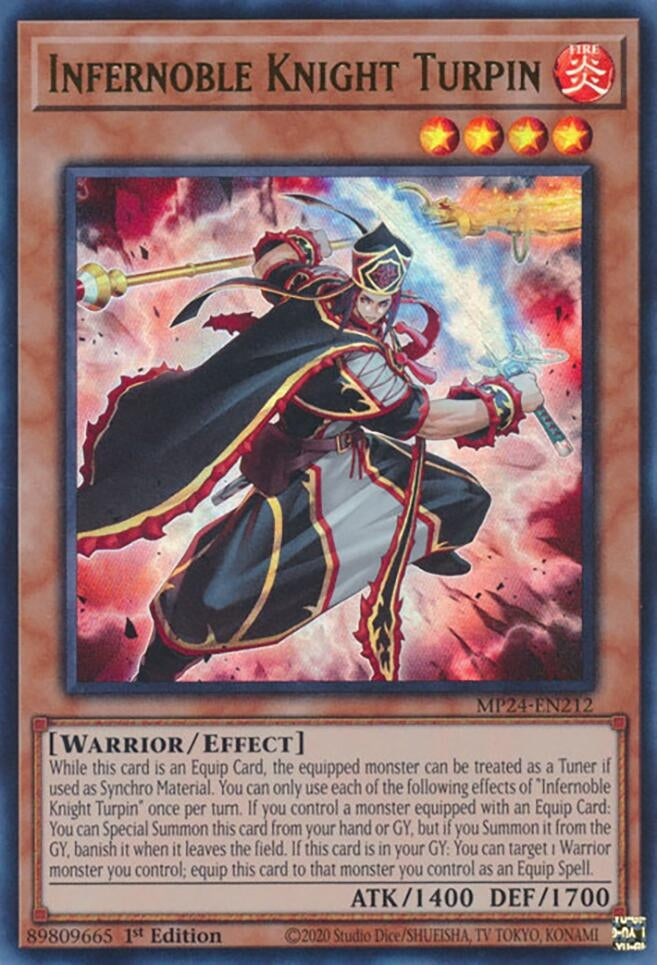Infernoble Knight Turpin (MP24-EN212)  Ultra Rare