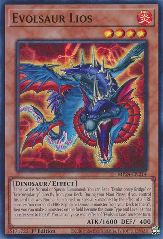 Evolsaur Lios (MP24-EN214)  Ultra Rare