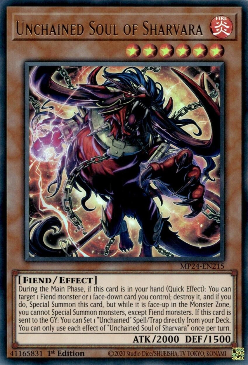 Unchained Soul of Sharvara (MP24-EN215)  Ultra Rare