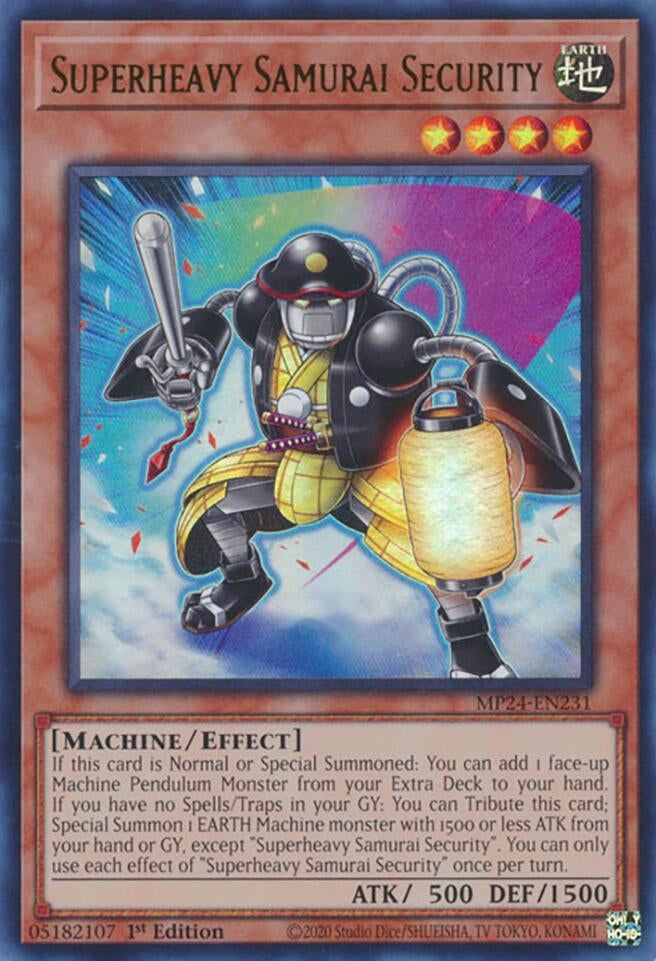 Superheavy Samurai Security (MP24-EN231)  Ultra Rare
