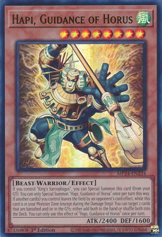Hapi, Guidance of Horus (MP24-EN234)  Ultra Rare