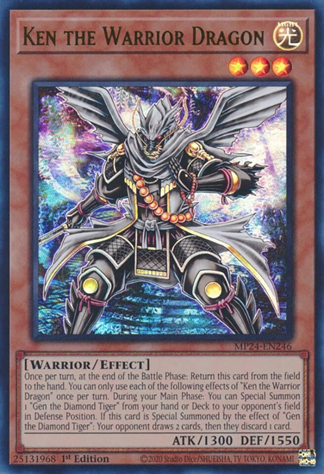 Ken the Warrior Dragon (MP24-EN246)  Ultra Rare