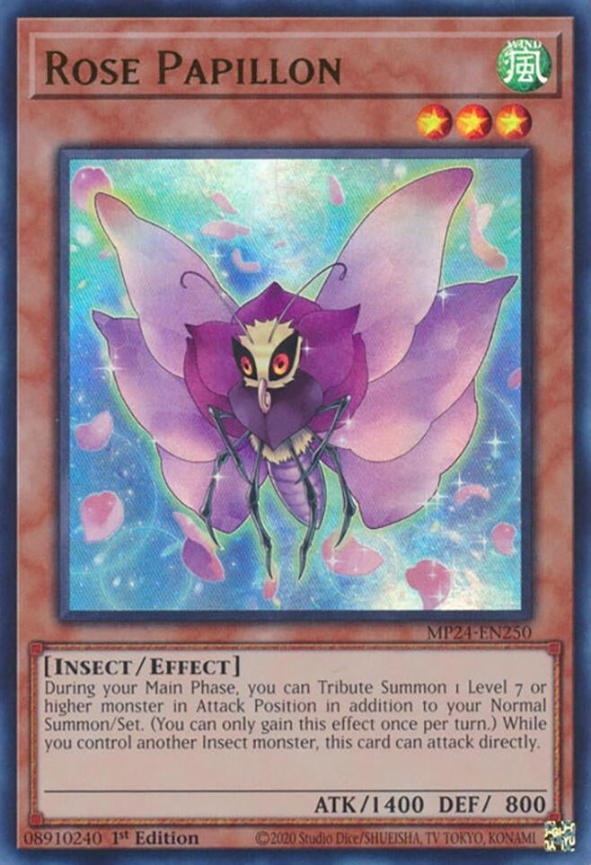 Rose Papillon (MP24-EN250)  Ultra Rare