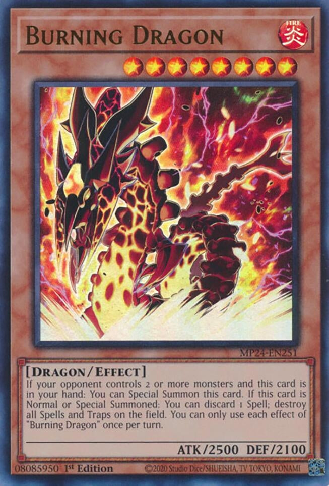Burning Dragon (MP24-EN251)  Ultra Rare