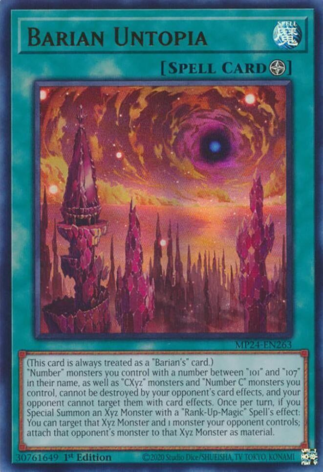 Barian Untopia (MP24-EN263)  Ultra Rare
