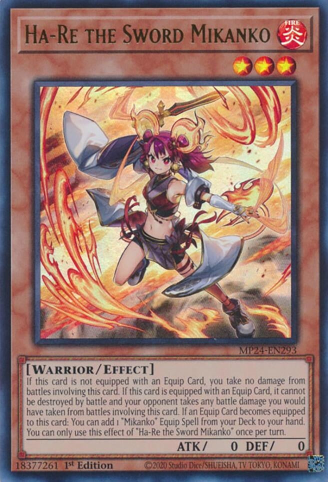 Ha-Re the Sword Mikanko (MP24-EN293)  Ultra Rare