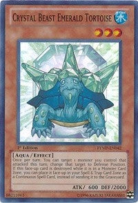 Crystal Beast Emerald Tortoise (RYMP-EN042) Super Rare