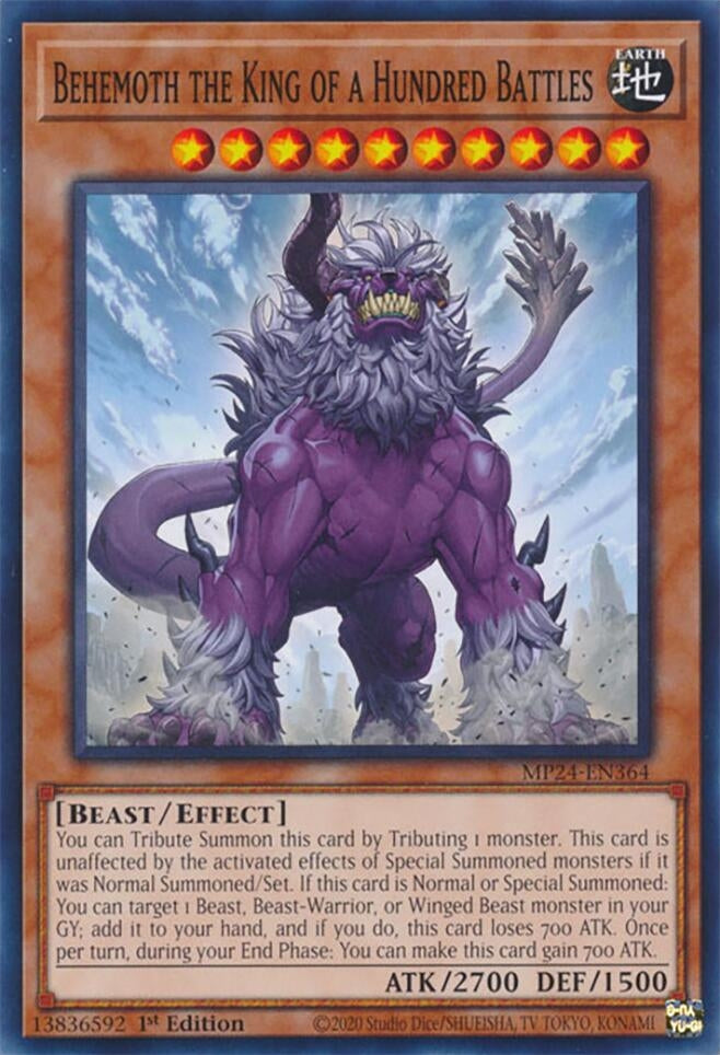 Behemoth the King of a Hundred Battles (MP24-EN364)  Common