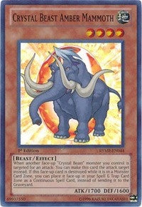 Crystal Beast Amber Mammoth (RYMP-EN044) Super Rare