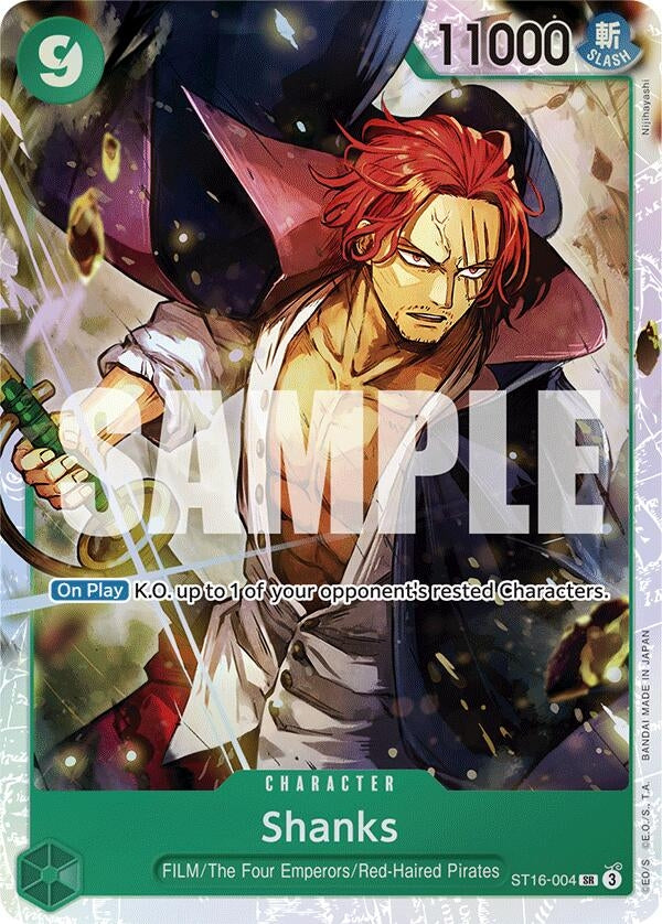 (ST16-004) Shanks - Super Rare