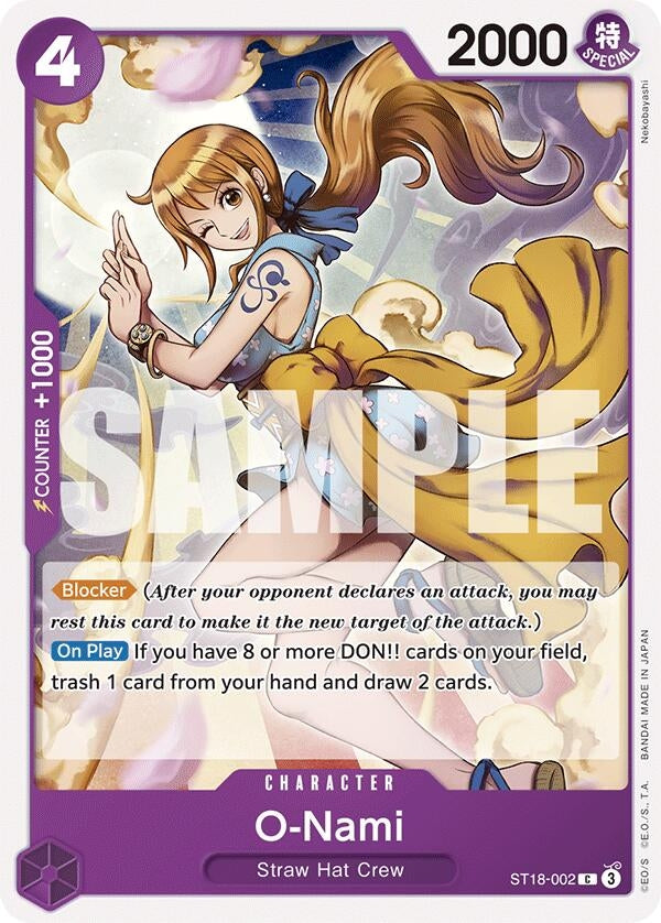 (ST18-002) O-Nami - Common