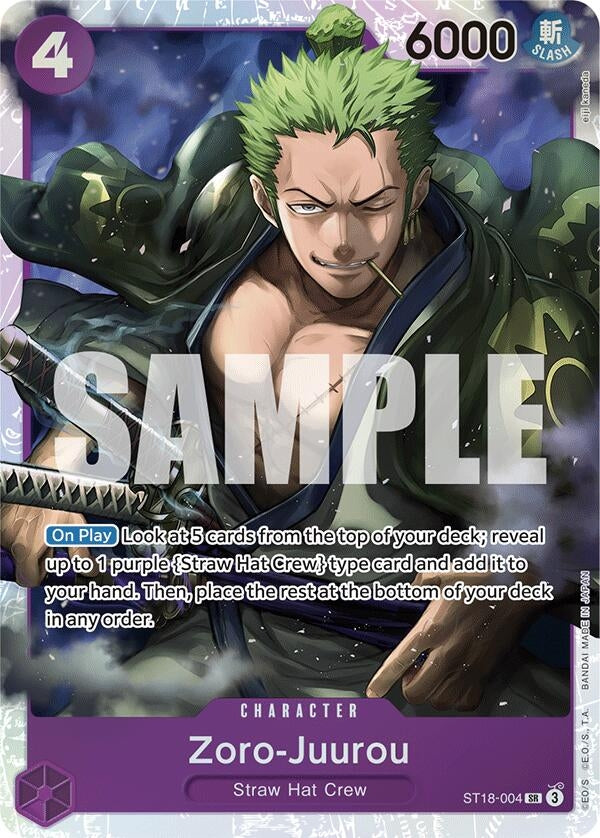 (ST18-004) Zoro-Juurou - Super Rare