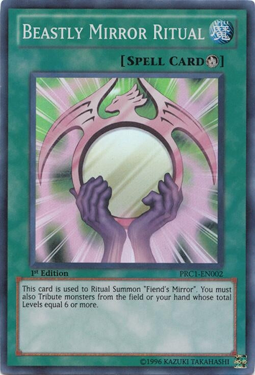 Beastly Mirror Ritual (PRC1-EN002) Super Rare