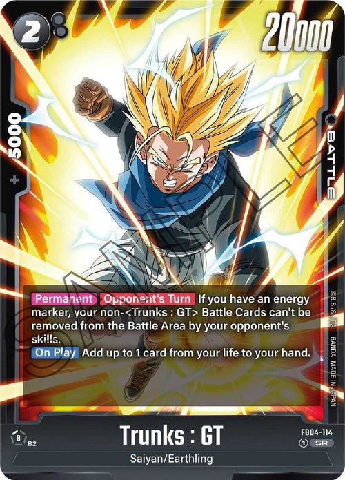 (FB04-114) Trunks : GT - Super Rare