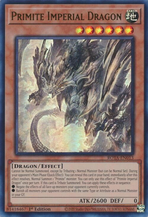 Primite Imperial Dragon (ROTA-EN013)  Ultra Rare