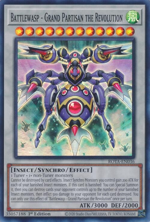 Battlewasp - Grand Partisan the Revolution (ROTA-EN036)  Super Rare