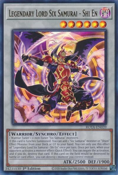Legendary Lord Six Samurai - Shi En (ROTA-EN039)  Ultra Rare